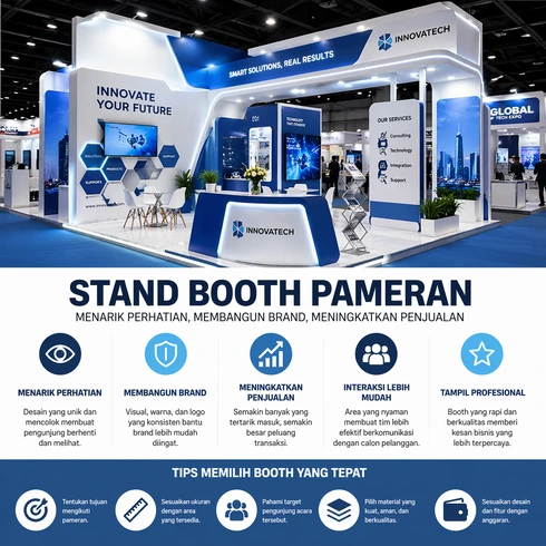 Stand Booth Pameran: Jenis, Fungsi, Harga, dan Tips Memilih yang Tepat